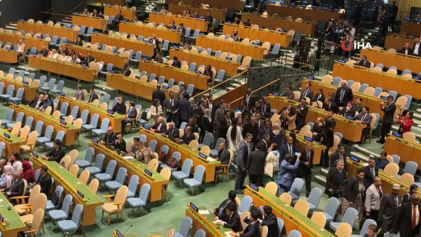 NETANYAHU’YA BM’DE GAZZE PROTESTOSU