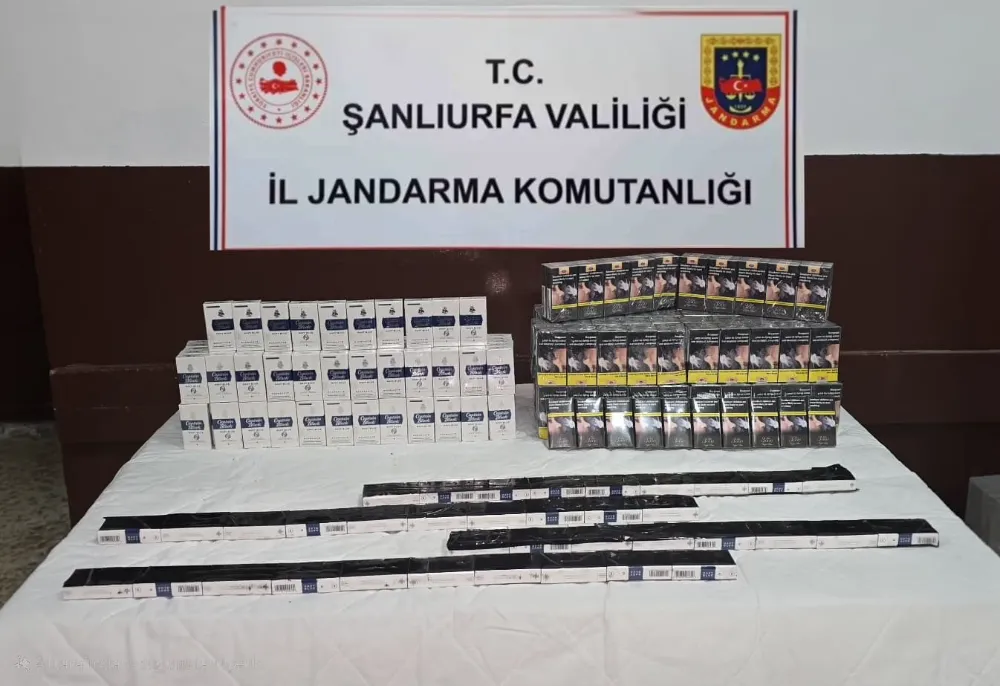 ŞANLIURFA’DA 460 PAKET KAÇAK SİGARA ELE GEÇİRİLDİ