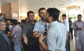 Hemşireye Saldırıyı Protestoda Gerginlik