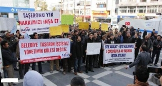 Taşeron İşçiler Kadro İçin Yürüdü