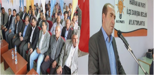 HARRAN`DA AK PARTİ TOPLANTISI