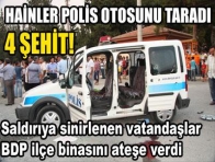 Teröristler polis otosunu taradı!