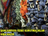 ŞANLIURFAYA ÖZGÜ KURUTMALIKLAR KIŞA HAZIR