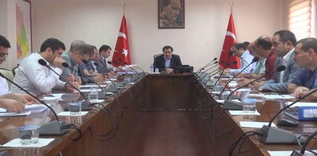 MÜTEŞEBBİS HEYETİ VALİ KÜÇÜK BAŞKANLIĞINDA TOPLANDI
