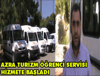 AZRA TURİZM ÖĞRENCİ SERVİSİ HİZMETE BAŞLADI  
