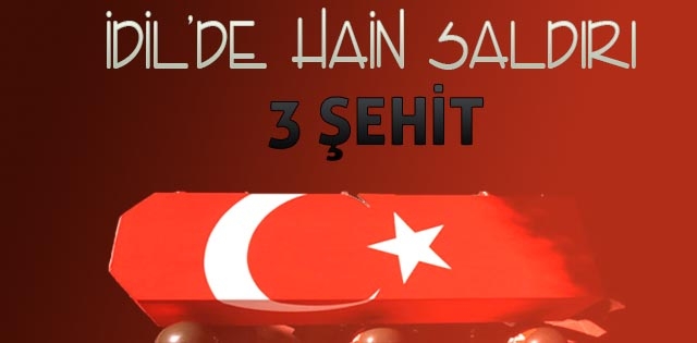 İdil?de hain saldırı: 3 şehit