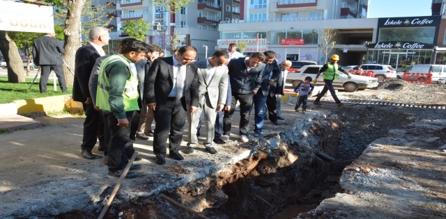 Başkan Nihat Çiftçi`nin Siverek temasları