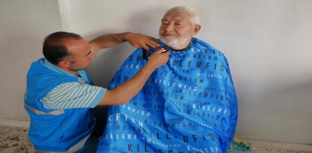 Kurbam Bayramı öncesi Bayram traşı Haliliye Belediyesinden