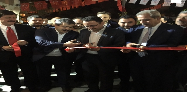 BUCAK AYDOĞDU`NUN SEÇİM BÜROSUNU AÇTI