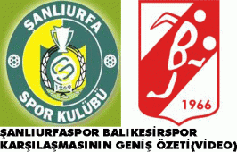Şanlıurfaspor-Balıkesirspor: 2-1