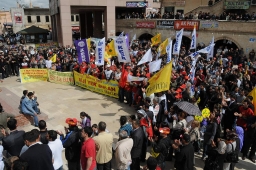 ŞANLIURFA`DA GERGİN 1 MAYIS KUTLAMASI 