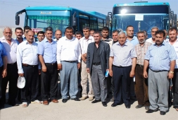 HALK OTOBÜS ŞÖFÖRLERİNDEN ALKIŞLI EYLEM 