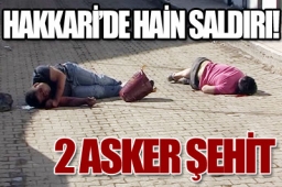 Yüksekova`da saldırı: 2 uzman çavuş şehit oldu 