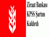 Ziraat Bankası KPSS şartını kaldırdı