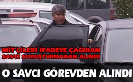 Savcı görevden alındı 