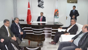 MİLLETVEKİLİ AKYÜREK`TEN BAŞKAN ÇİFTÇİ`YE ZİYARET